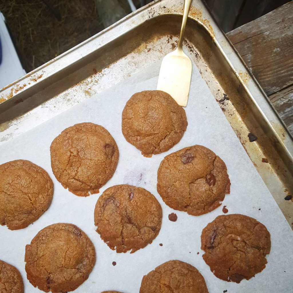 Chef Nate Middleton decided to play on a childhood flavourite making a THC-infused edible chocolate-chip cookies alongside non-medicated milk.