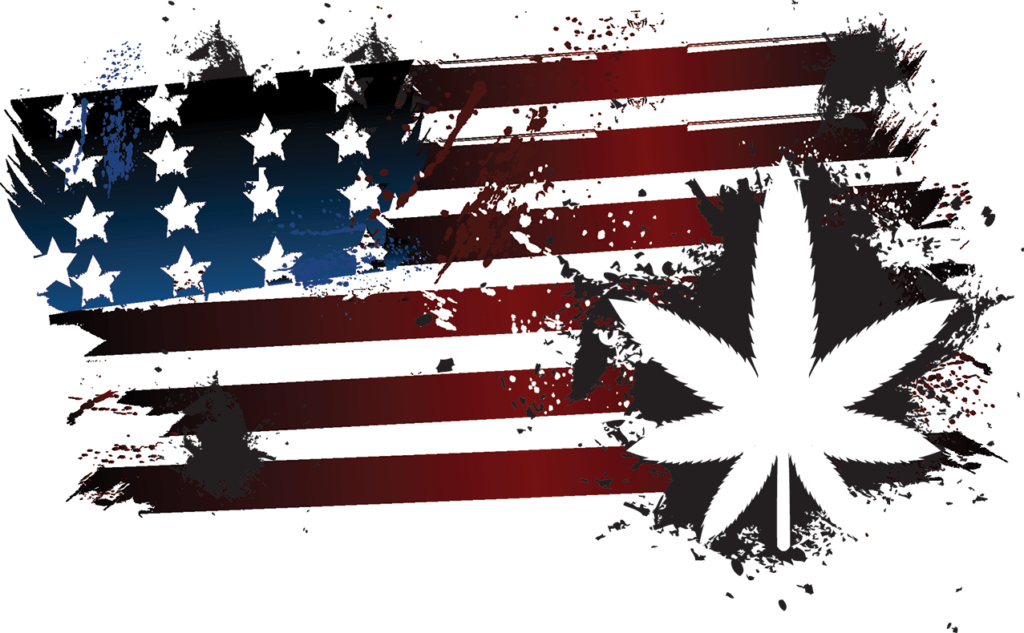 Marijuana-American-Flag
