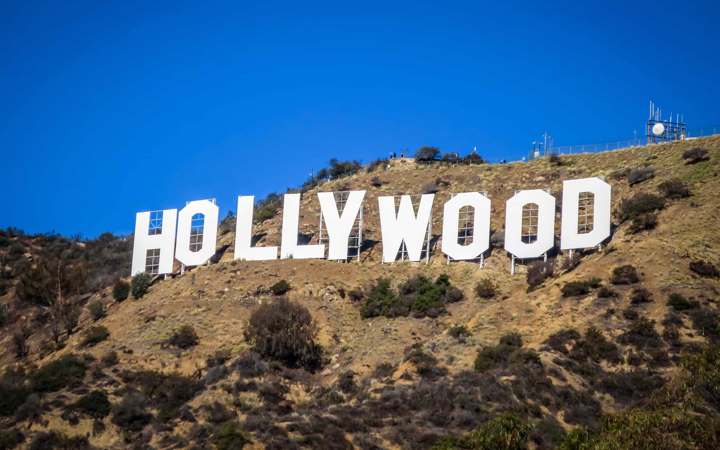 Vandalized Hollywood Sign Briefly Reads 'Hollyweed' | High Times