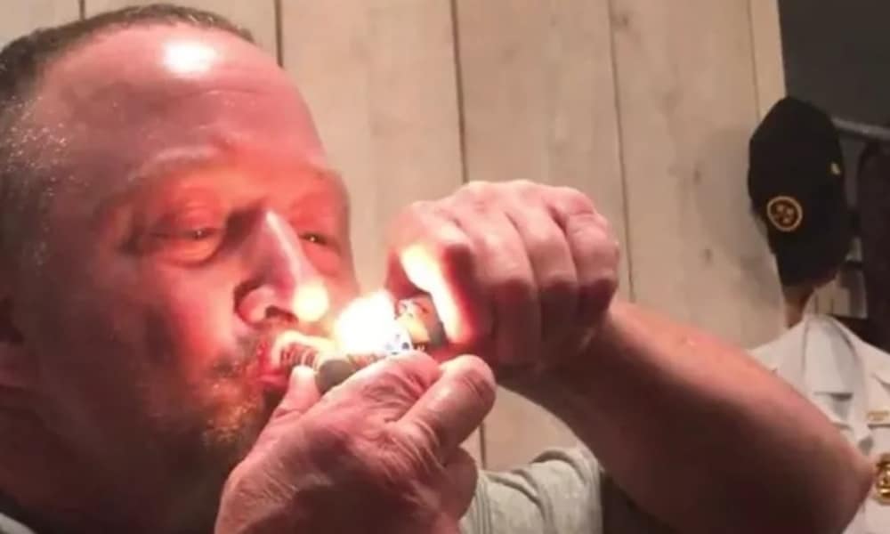 Police Chief Allegedly Caught Smoking Weed On Camera