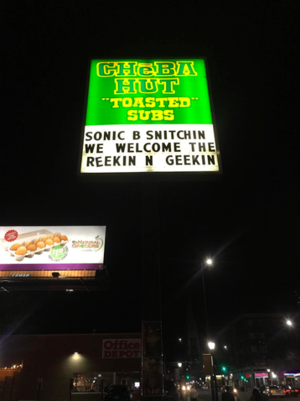Denver's Cheba Hut Claps Back At Sonic's Weed Intolerance
