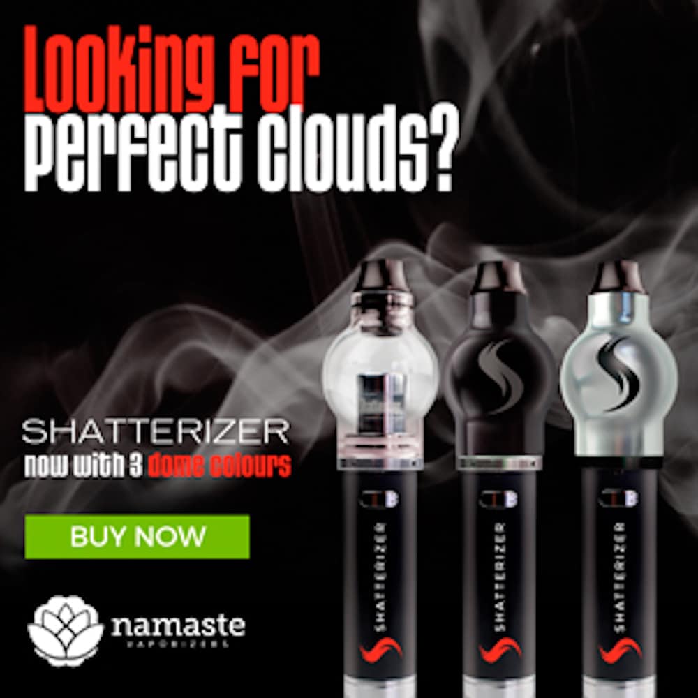 The New Shatterizer Silver and Black Concentrate Vape Pen