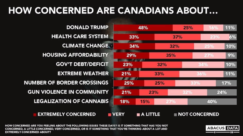 Poll Shows Canadians Are More Concerned About Donald Trump Than Legal Weed