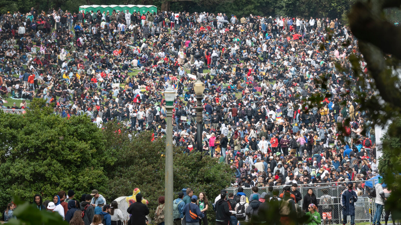 photo of Stoners Still Gathered at Hippie Hill for 4/20 Celebration Despite Event Cancellation image